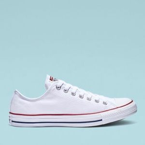 Women’s White Converse Low Tops